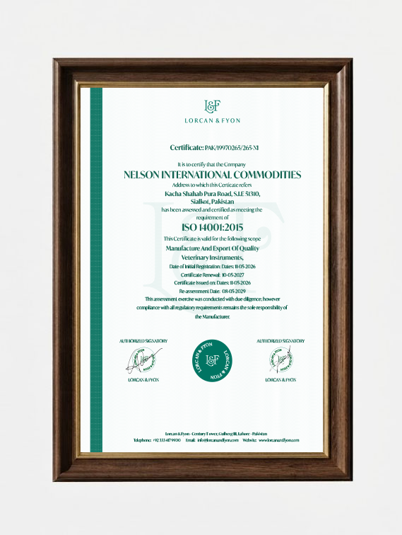 CE 14001 certificate